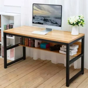 Computer and Study Table for office & Home writing desk 4ft length,2ft width, 2.5ft height - H Shape