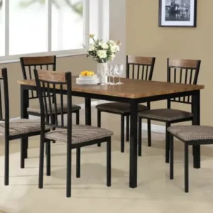Metal dining table set dining room set kitchen dinner table and chairs set