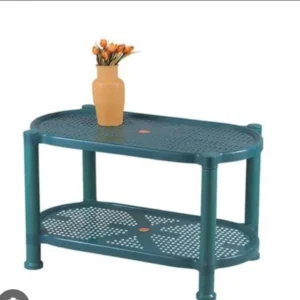 Plastic Double Shelf Plastic Table